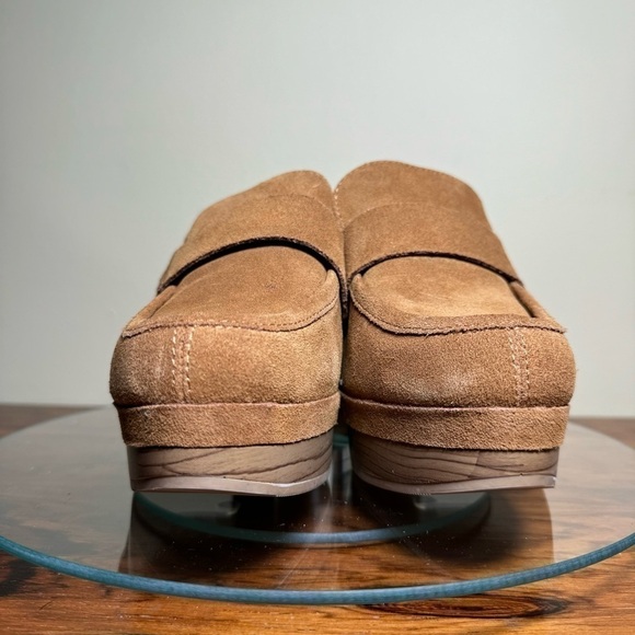 Splendid Vina Suede Platform Clog - toffee suede leather - size 8 - Picture 7 of 16